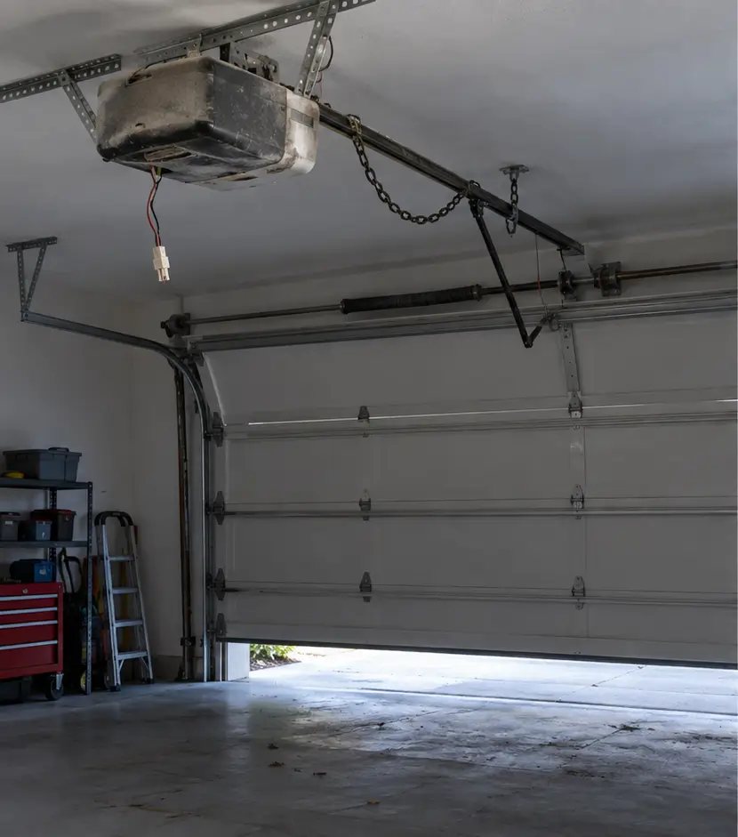 Before garage door opener repair in Galveston TX