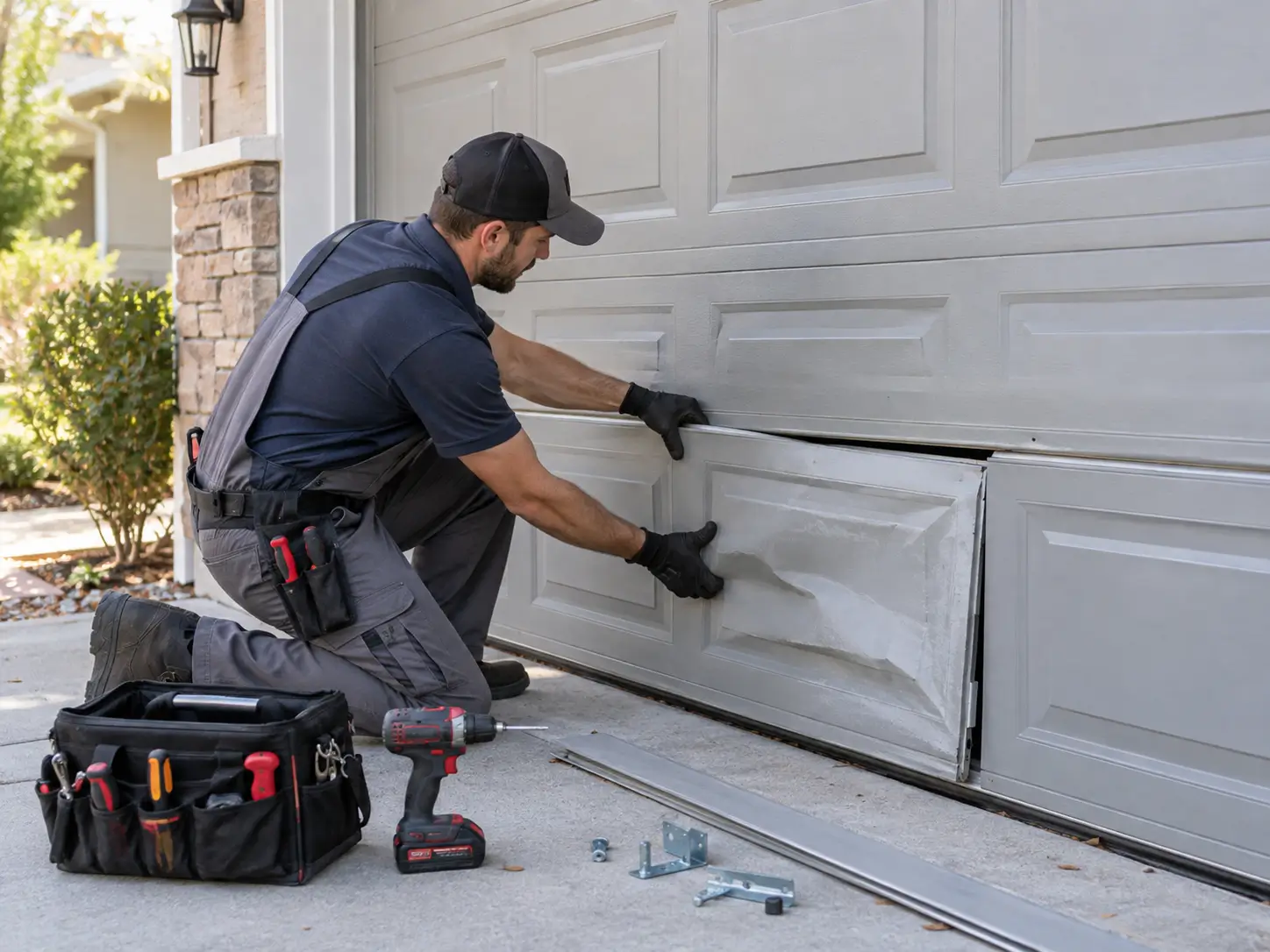Garage Door Panel Repair Galveston TX