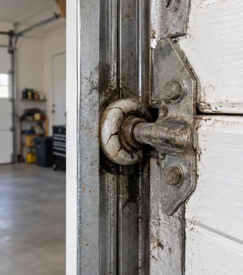 Garage door roller repair service in Galveston TX