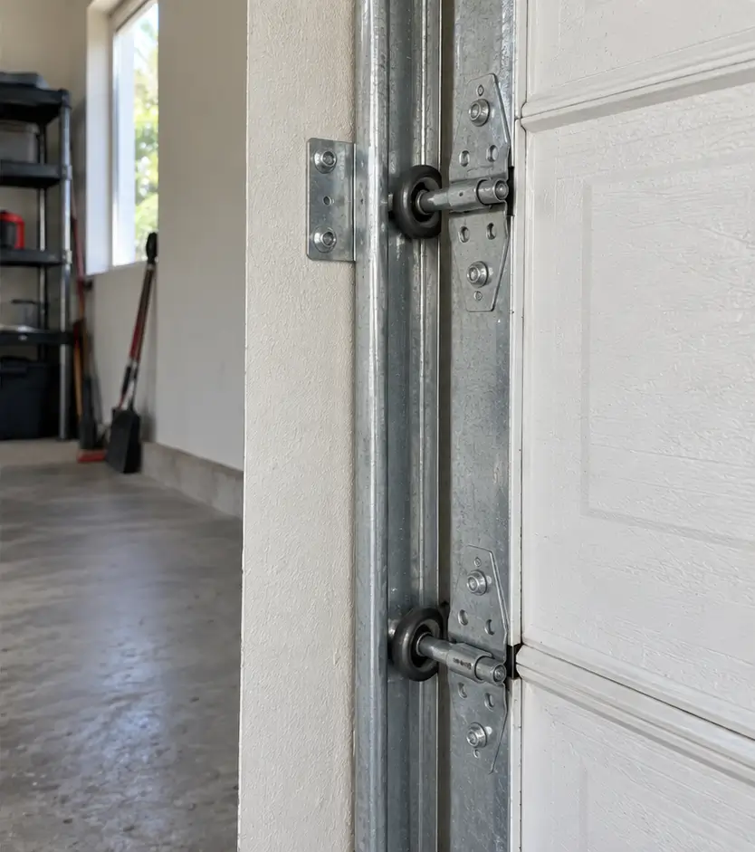 After garage door track repair in Galveston TX