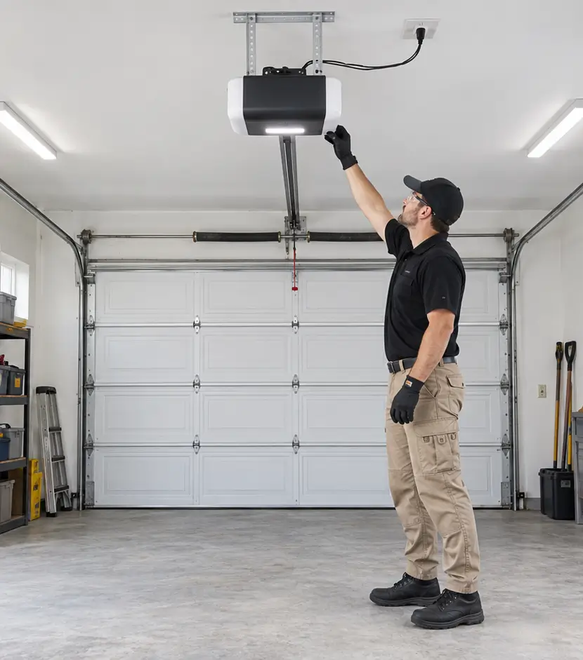 modern garage door opener After in Galveston TX